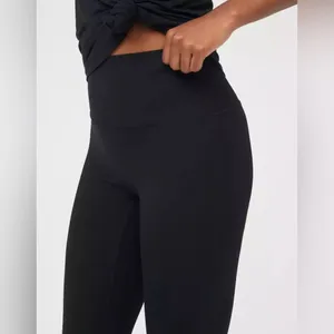Aerie Offline Goals Hi Rise 7/8 Legging in True Black Size Large Long NWT thumbnail 3