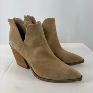 Steve Madden Camryn Suede Poined‎ Toe Bootie in Taupe Size 8.5 thumbnail 2