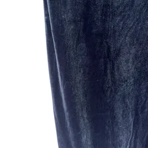 Lulu’s Elegant Era Dark Slate Blue Velvet One Shoulder Maxi Dress NWT thumbnail 9
