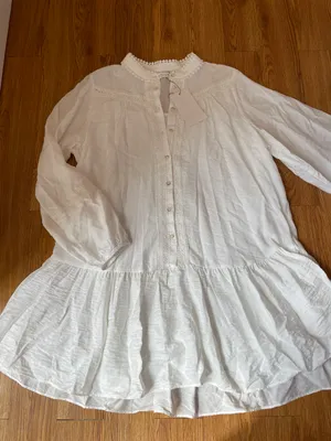 ZARA Pintuck Mini Dress NWT Size L thumbnail 10