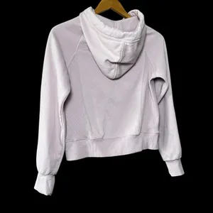 Daily Practice by‎ Anthropologie Hoodie XS Lilac Pink Cropped Sweatshirt Cozy thumbnail 5