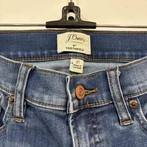 J Crew Toothpick Skinny Ankle Denim Jeans Size 27 Waist Mid Rise thumbnail 4