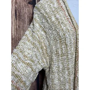 Free People fringe knit Duster Poncho Lucia Size Small Boho Festival Cardigan thumbnail 7