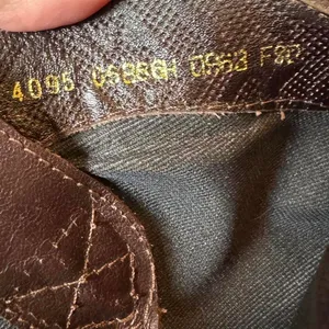 Vintage Brown Leather Slouchy Western Boots Made in Brazil Pointed Toe Boho 8 thumbnail 3