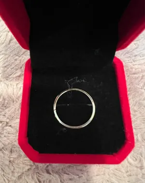 Women’s Golden Stackable Ring Size 7 Gold thumbnail 2