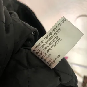 Y2K Marc Mattis Black 100% Genuine leather bomber biker puffy jacket- cool, edgy goth grunge streetwear thumbnail 3