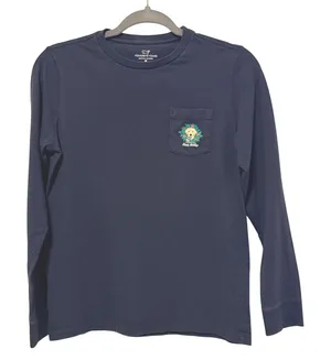 Vineyard Vines T-shirt Sz Med Holiday Golden Retriever Dog‎ Christmas Shirt thumbnail 1