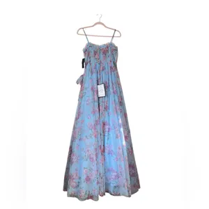 City Studios Juniors’ Blue Floral-Print Bustier Prom Gown size‎ 5/6 NWT thumbnail 5
