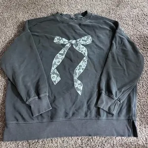 Aerie bow crewneck sweatshirt thumbnail 1