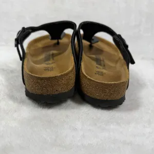 Birkenstock Gizeh Black Birko-Flor Thong Sandals Womens‎ 36 L5 Made in Germany thumbnail 5