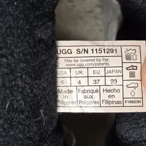 UGG Women's Black‎ Sequin Mini Mirror Ball Bootie Boots Size 6 thumbnail 9