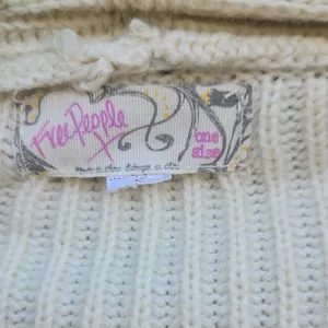 Free People Cream Knit Capa thumbnail 2