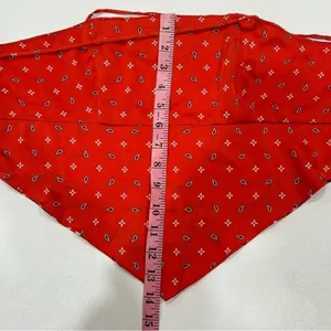 Rue21 Red Bandana Print Corset Top | Size Large | Western Y2K Festival Tube Top thumbnail 5