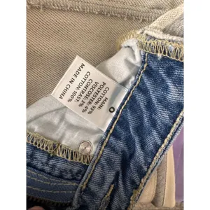 Austin Landing Women’s Size 0 Wide Leg Athletic Jeans Blue Gray Stripe Denim thumbnail 3