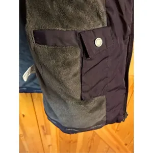 Calvin Klein Down Puffer Jacket Coat Hooded Eggplant Size Medium (4350) thumbnail 6