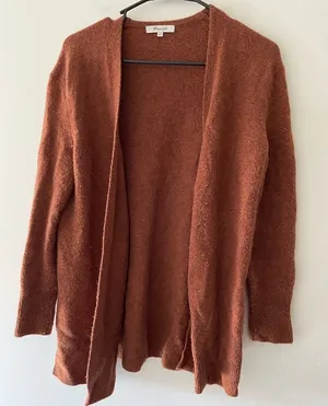 Madewell Brown Merino Wool Alpaca Blend Button‎ Cardigan thumbnail 1