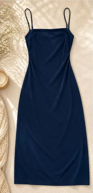 B. Darlin Navy Slip Dress | Size 7/8 thumbnail 1