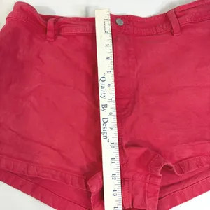 Universal Threads Red Sailor Shorts Womens Size 14 High Rise Denim Mini Shorts thumbnail 4