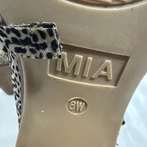 Mia Animal Print Ankle Boots 3” Heel Womens 8W Soft Upper Rubber Sole Zip Up thumbnail 8