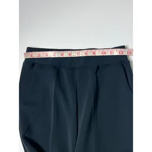 YELETE Size Small Black Wide Leg Pants Pull On High Rise Stretch Lounge Career thumbnail 6