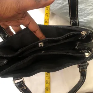 2000s Whimsygoth grunge Black faux leather crocodile pattern thumbnail 4