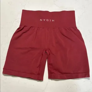NVGTN Red Bike Shorts High-Waisted Performance size XS thumbnail 1