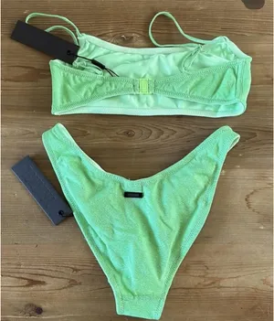 Green Shimmer Triangl Bikini thumbnail 3