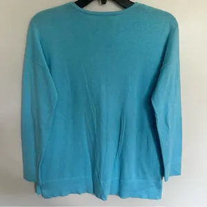 Ralph‎ Lauren Sport Womens Light Blue Cotton Blend Crewneck Sweater Size XS thumbnail 7