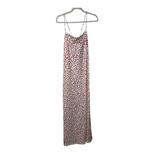 Commense Strappy Floral Print Crisscross Flowy Long Dress Multicolor Medium NWT thumbnail 5