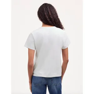 Madewell Cotton Perfect Crewneck Tee Eyelet White Basics Womens Small NWT thumbnail 3