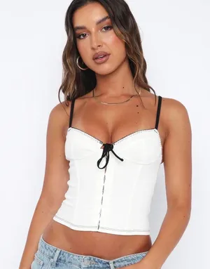 White Fox Corset Top thumbnail 1