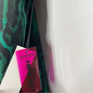 NWT Pam & Gela Tank Top Green Ocelot thumbnail 8