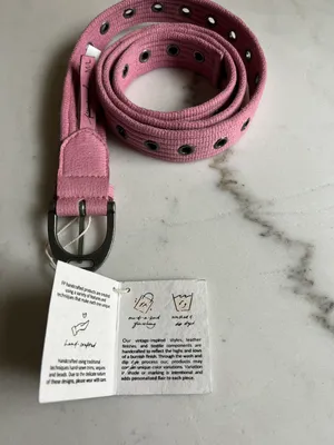 Free People Pink Hole Belt thumbnail 3