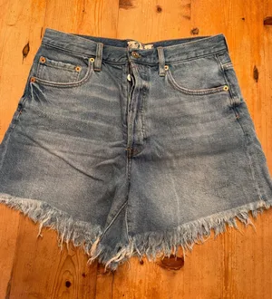 We The Free Frayed Denim Jean Shorts thumbnail 1