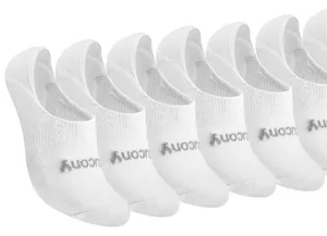 NEW Saucony Women’s No Show Cushioned Invisible Liner Socks White 5 Pairs thumbnail 1