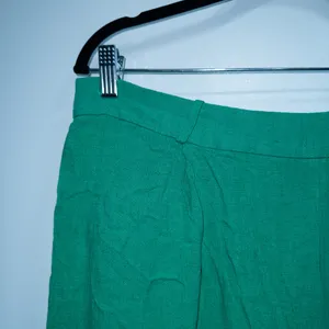 Flounce London ASOS Bright Green High Waisted Wide Leg Trousers Size 14 thumbnail 3