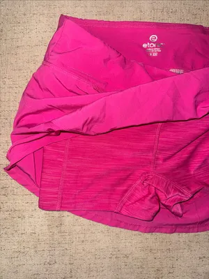 Women's Active Workout Skort in Bright Pink thumbnail 3