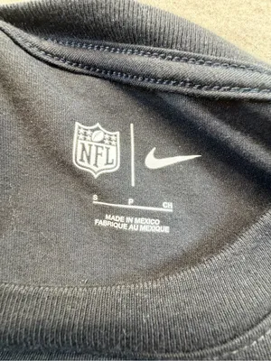 Nike New York Giants Crucial Catch Intercept Cancer Tee Black NWT Size S thumbnail 4
