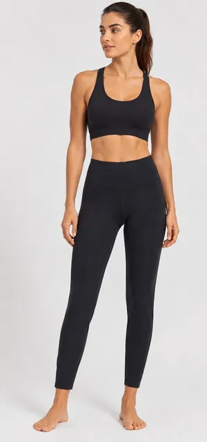 NWT P’Tula Black 26” Inseam Leggings Women’s Size Small thumbnail 1
