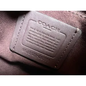 Coach C6777 Snake Embossed Cross Body Metallic Cherry Oxblood Pebbled Leather‎ thumbnail 12