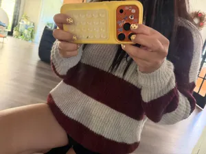 Madewell red and White Striped soft Knit Pullover Sweater thumbnail 7