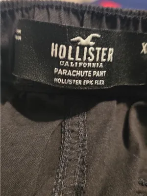 Hollister Wide-Leg Black Cargo Pants thumbnail 14
