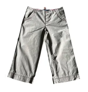 Life Is Good Women's Faded Green Cropped Pants thumbnail 1