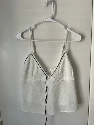 Princess Polly Trevani Ribbon Cami Ivory thumbnail 2