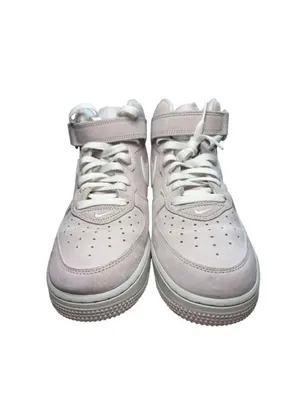 Nike Air Force 1 Mid Sneakers in Pink and White US M8 W9.5 thumbnail 3