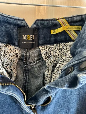 Maeve by Anthropologie Wide Leg Denim Jeans Size 25 thumbnail 6