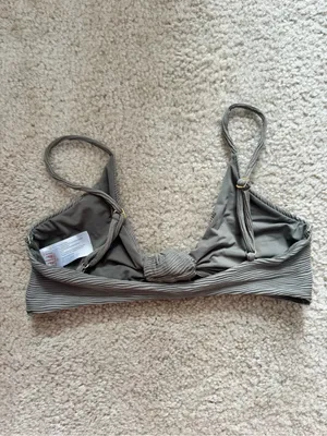 Malai Swimwear Ribbed Olive Bikini Green thumbnail 3