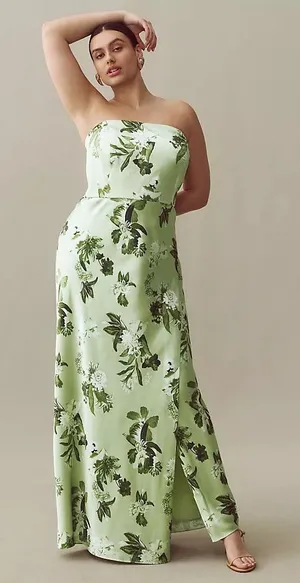 BHLDN Satin Gown thumbnail 1