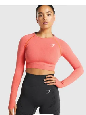 Gymshark Vital Crop Top Long Sleeve Women’s XS thumbnail 1