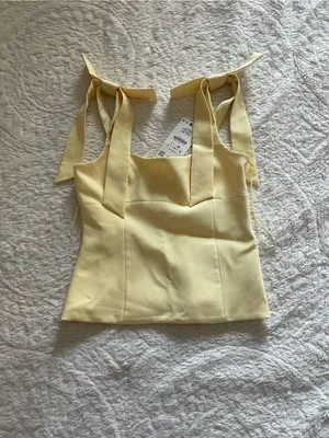 Zara Stretch Top With Bows thumbnail 3